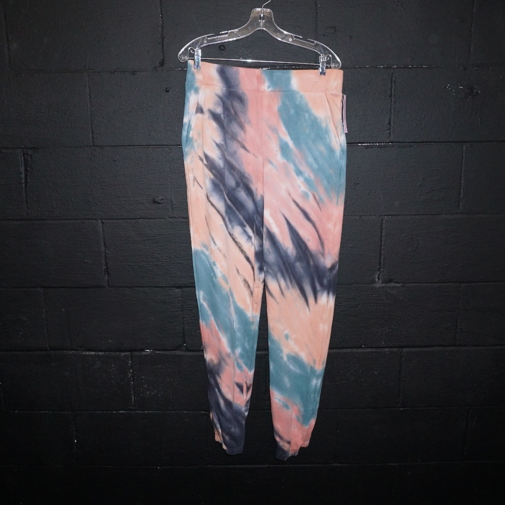 tie dye streaked loungers sweatpants POCKETS